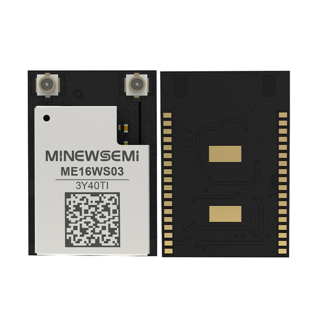 MinewSemi ME16WS03 BLE 5.3 WiFi 6 Module NRF7002+NRF5340 Chipset Dual-Core IoT 512KB+64KB RAM 1MB+256KB Flash U.FL