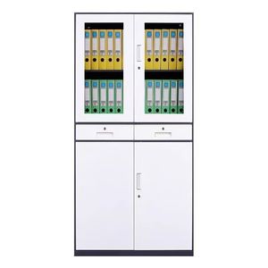 Armoire de classement en acier pour bureau, rangement de documents avec serrure, 4 niveaux, durable, type vertical, organisateur de dossiers rectangulaire - Product Image 5