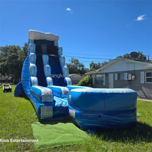 Red Color Inflatable Water <strong>Slide</strong> for Adults Inflatables Toboggan Inflatable Water <strong>Slide</strong> <strong>Pool</strong> Popsicle <strong>Slide</strong> Commercial - Product Image 4