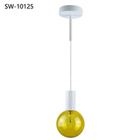 Lámpara Colgante Española Posmoderna de 220V, Iluminación de Cristal para Hotel, Lámpara Colgante Moderna para el Hogar
