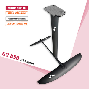 โรงงาน OEM เชี่ยวชาญด้านฟอยล์คาร์บอนไฟเบอร์เต็มแผ่น GY830 894 ตารางเซนติเมตร สำหรับ SUP Hydrofoil Efoil Wing ใช้กับ Pump Surfing และ Kitesurf รุ่น GY830 OEM - Product Image 4