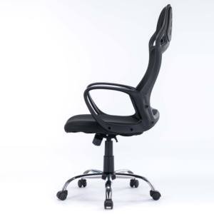 Silla de invitados negra ajustable giratoria con respaldo alto Silla de oficina ergonómica para computadora Malla - Product Image 6