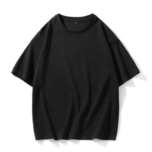 Heavyweight Cotton O-neck Oversized Custom Print logo t Shirt for Men - Product Image 4