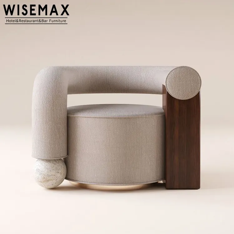 WISEMAX MÖBEL Retro moderne Luxus Akzent Lounge Chaiselongue Wohnzimmer Freizeit stuhl moderne Armlehne