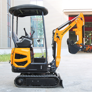 Miniexcavadoras de bajo consumo de combustible Landawrd, máquina excavadora de alta calidad con motor y gancho rápido inclinable, a la venta. - Product Image 4