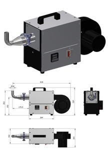 Máquina calefactora de contracción de tubos de calor, arnés de cableado automático, máquina calefactora de tubos de PVC, máquina procesadora de tubos termorretráctiles - Product Image 5