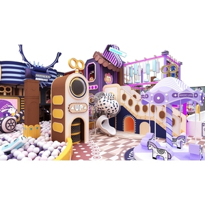 Custom 1000 Sqm 7m <b>Large</b> Shopping Mall Macaroon Soft Commercial Kids Indoor Playground for Children - Product Image 1