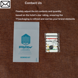 Ensemble complet de produits de salle de bain de luxe pour hôtel, kit dentaire jetable en vrac OEM, shampoing, bonnet de douche, rasoir, forfait de service pour maison d'hôtes - Product Image 5