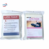 Almohadillas de Espuma Lipo Woxin Postoperatorias, Faja Abdominal para Liposucción, Prendas de Compresión Abdominal para Aplanamiento