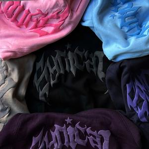 Nueva Sudadera con Capucha Oversize de Invierno para Hombre, Tejida, 500g Poliéster/Algodón, Largo Regular, Antiarrugas, Estilo Urbano, OEM - Product Image 5