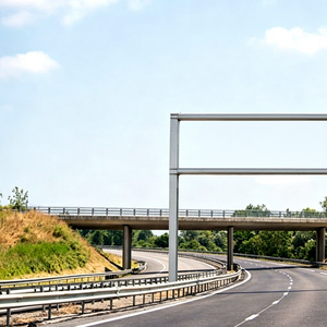 Barrière de sécurité routière en acier galvanisé de type W, barrière anti-collision pour autoroute, barrière de sécurité routière, clôture en acier antirouille, qualité diamant M65, robuste - Product Image 1