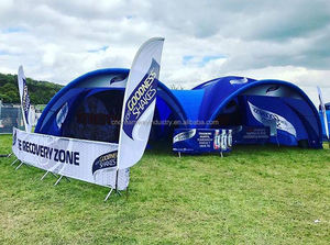 2024 распродажа надувная воздушная палатка Кемпинг, надувной навес, палатка со съемными дверями - Product Image 5