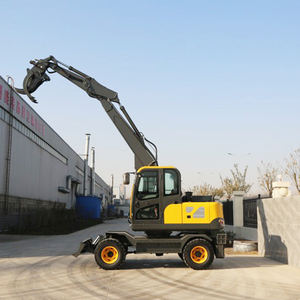 Snatch movimentazione idraulico piccolo escavatore da 3.5 tonnellate di escavatore con ruote - Product Image 3