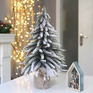 Mini <span class=keywords><strong>sapin</strong></span> <span class=keywords><strong>de</strong></span> Noël vert en PVC – Décorations <span class=keywords><strong>de</strong></span> Noël <span class=keywords><strong>de</strong></span> 20 cm/35 cm/45 cm pour bureau, fenêtre, restaurant, réception - Product Image 3