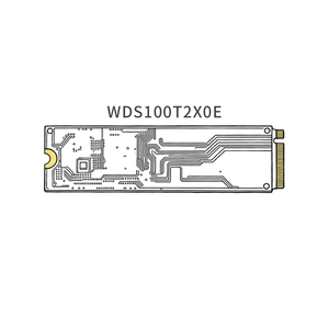 BLACK SN850X Internal SSD WDS100T2X0E สำหรับเดสก์ท็อปเกมมิ่ง PCIE Gen4 ความเร็วในการอ่าน 7300MB/s / ความเร็วในการเขียน 6300MB/s WDS100T2X0E SN850X SSD สีดำ Bui - Product Image 1