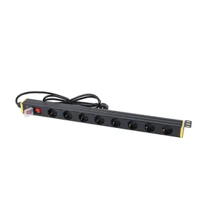 Germany Server Racks 13a 10a Cabinet Pdu Power Board 2 Pole Switch Pdu Met Draaibaar Rack