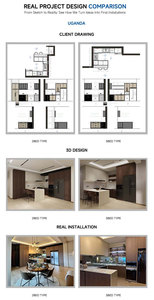 Tùy chỉnh MDF/rắn gỗ Inset tủ bếp sang trọng hiện đại <span class=keywords><strong>Modular</strong></span> được xây dựng trong với cửa kính đựng thức ăn lưu trữ thương mại ngoài trời - Product Image 6
