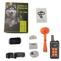 2026 Neues Wasserdichtes GPS-Tracking-Hundehalsband Ferngesteuertes Elektronisches Zaun-Trainingssystem für Haustiere aus Kunststoff mit 10-20 Stunden Akkulaufzeit