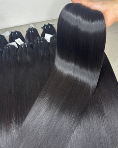 Extensiones de Cabello Genius Weft de Doble Trama, Cabello Virgen con Cutícula Intacta, Calidad de Lujo, Precio de Fábrica al por Mayor, Nueva Tendencia - Product Image 1