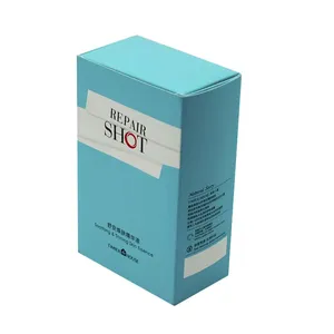 Caja de cartón plegable plateada de lujo impresa para embalaje de cosméticos, personalizable según la demanda - Product Image 2