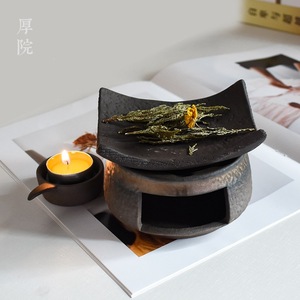 Atsuin Japanese-style <b>Ceramic</b> Incense Burner With Tray For Aromatherapy <b>Diffuser</b> - Product Image 1