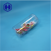 Pot en plastique PET à ouverture facile anti-fuite sans BPA de qualité alimentaire pour snack biscuits popcorn chips semoule de maïs torsadée