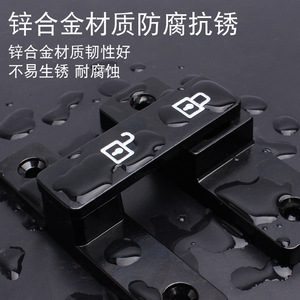 Cerradura para Puerta Corredera Jin Aoding, Aleación de Zinc, Ángulo Recto de 90 Grados, Pestillo para Puerta de Granero, Antirrobo, Uso General - Product Image 4