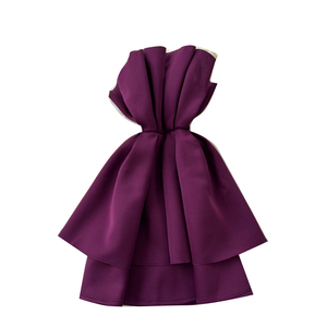 <span class=keywords><strong>Taglie</strong></span> <span class=keywords><strong>forti</strong></span> estate elegante <span class=keywords><strong>tunica</strong></span> senza spalline sottile plissettato abito Midi per le donne senza maniche impero 3D pizzo Vestidos - Product Image 5