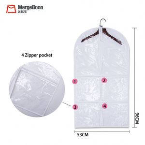 Muestra gratuita de la bolsa de ropa Mergeboon Mini de plástico transparente de PVC con bolsillo de RPET - Product Image 2