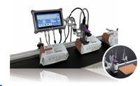 Impresora de Inyección de Tinta Térmica TIJ de 4.3 Pulgadas para Imprimir Fechas, Códigos de Lote, Números, Máquina de Codificación Automática en Línea 12.7mm/25.4mm/50.4mm