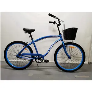 Toptan 26 inç plaj bisiklet ucuz bisiklet özelleştirilmiş bicicleta 26 inç plaj kruvazör bisiklet