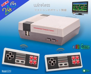 Consola de Videojuegos Retro de 8 Bits Estilo Clásico, 630 Juegos, Mini Control Inalámbrico de 2.4GHz, Enchufe Estadounidense/Europeo, Salida AV - Product Image 2