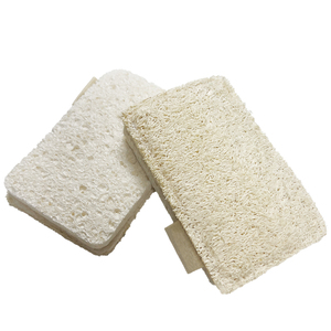 6 Pcs Regular Shape Wood Pulp Cellulose Loofah <b>Sponge</b> Absorbent Kitchen Cleaning Scrub <b>Sponge</b> for Dish Washing - Product Image 4