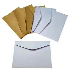 SUNSHINE RTS White Craft Envelopes C5 DL ZL A4 B5 229x162 mm Gift Card Saliva Glue Self-seal Blank Kraft Paper Mailer Envelope