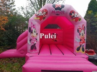 Château gonflable Mickey Mouse à livraison rapide, pour les fêtes d'enfants, adorable maison de jeu gonflable de dessin animé, trampoline gonflable, jouet de rebondissement