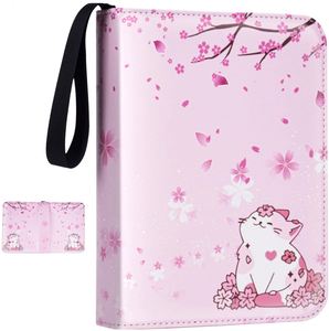 Sakura Cat Sports Trading Cards Collector Album Girls' Gifts Pu Material 440 Card Binder 55 Sleeves 4 Pockets Collectible - Product Image 1