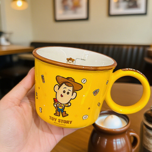 <span class=keywords><strong>Cute</strong></span> cartoon personagem cerâmica caneca Toy Story IP leite escala copo café copos lembrança novo - Product Image 5