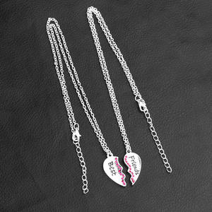 Nouveau Design BFF Amitié Collier pour 2 pcs Correspondant Coeur Meilleurs Amis Pour Toujours Pendentif Colliers Ensemble - Product Image 6