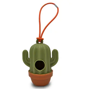 Adorable distributeur de déchets pour animaux de compagnie en forme de cactus | Kit de nettoyage de support de sac de merde de chien de conception unique - Product Image 3
