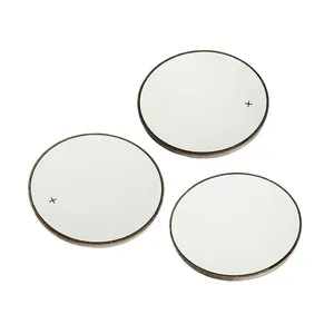 ISSR 25mm Piezo Céramique Disque Élément Matériaux Débitmètre Capteur 1 mhz 2mhz PZT Céramique Piézoélectrique 25mm 3mhz