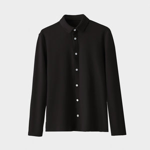 <span class=keywords><strong>Chemise</strong></span> en velours pour <span class=keywords><strong>femme</strong></span> <span class=keywords><strong>sans</strong></span> <span class=keywords><strong>repassage</strong></span> <span class=keywords><strong>Chemise</strong></span> à revers automne et hiver givré T-shirt décontracté chaud - Product Image 3