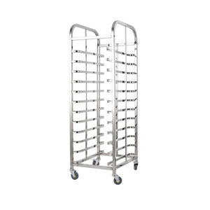 Carrello da Forno Multilivello in Acciaio Inox per Panetteria, Uso Commerciale per Cucine <span class=keywords><strong>e</strong></span> Ristoranti - Product Image 5