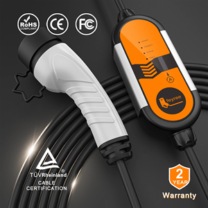 Chargeur portable pour véhicule électrique feyree 3,5 kW, type 1, monophasé, 16 A, charge AC, station de charge pour voiture électrique avec écran LCD, chargeur de voiture - Product Image 2