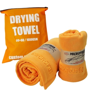 Toalla de microfibra al por mayor para coche, súper absorbente, sin pelusa, paño de lavado de autos, engrosado, de doble cara, sin arañazos, para secado. - Product Image 1