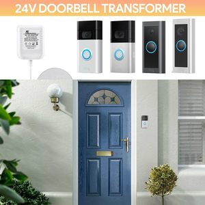 Transformador para Timbre, Adaptador de Corriente de 24V CA, Cable de Alimentación de 5 Metros Compatible con Timbres con Video Ring, <span class=keywords><strong>Nest</strong></span>, Hello, Wyze y Eufy - Product Image 2