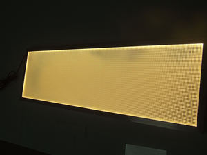 Panneau lumineux LED à rétroéclairage mural, à bord lumineux, à changement de couleur RVB, en acrylique PMMA, indice de protection IP65, pour table de salle de bain - Product Image 6