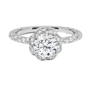 Shiny <b>Crystal</b> Silver <b>Ring</b> for Women Romantic Wedding Engagement Anniversary Jewelry Gift - Product Image 1