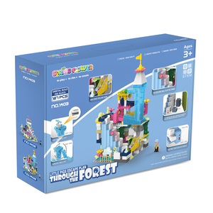 Multidimen-sional 대리석 실행 궤도 빌딩 블록 장난감 전자 블록 DIY 조립 장난감 세트 - Product Image 6