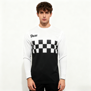 Jersey de Ciclismo Personalizado con Logotipo, Transpirable, de Secado Rápido, para Bicicleta de Montaña, Manga Larga, Sublimado, Ligero, para Hombre - Product Image 3