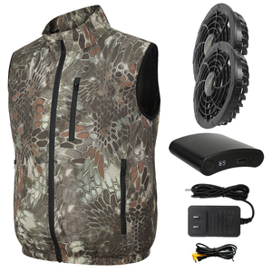 Áo Gi Lê Săn Bắn Làm Mát Quạt 18V Cho Nam Áo Gi Lê Điều Hòa Không Khí DNA Quốc Gia Bằng Gỗ Sồi Rêu Ngụy Trang - Product Image 5